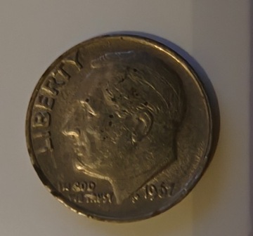 Moneta, USA, ONE DIME, 1949