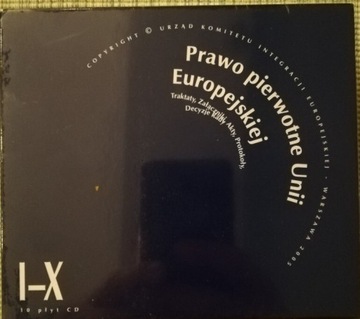 PRAWO PIERWOTNE UNII EUROPEJSKIEJ 10xCD