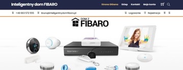 Sklep internetowy, nowoczesny dom, fibaro, drop