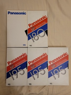 Panasonic kasety VHS pakiet 5 szt