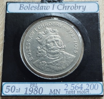 50zł-1980r-Bolesław l Chrobry
