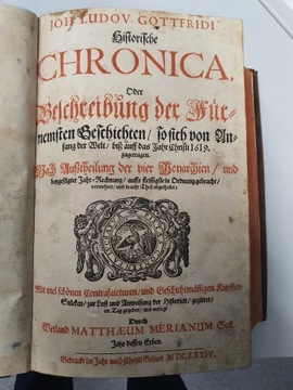 HISTORISCHE CHRONICA----KRONIKA ŚWIATA Z 1674 r.