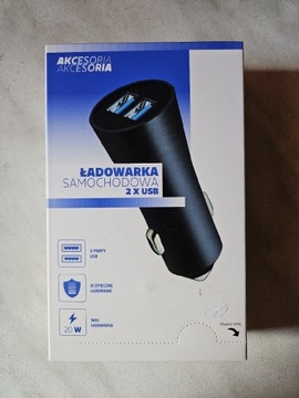 Ładowarka samochodowa 2x USB