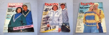 Burda Maglia Special 1984/85/86 wzory swetry