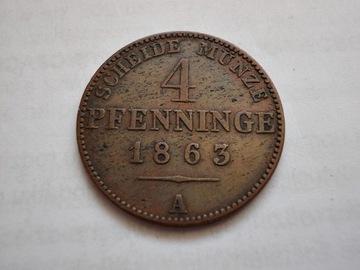 4 Pfenninge 1863 A