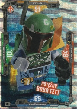 LEGO STAR WARS karta seria 3 POTĘŻNY BOBA FETT