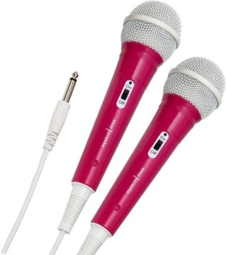 PM425 różowy mikrofon karaoke