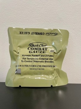 Opatrunek hemostatyczny Quikclot Combat Gauze