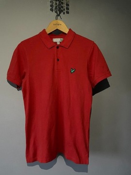 Koszulka polo Lyle&Scott S czerwona