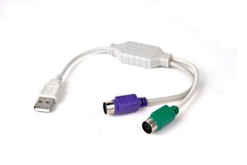 UAPS12 Adapter 2x porty PS2 na port USB 