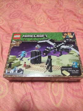 LEGO Minecraft Smok kresu 21151 unikat Ender Drago