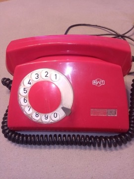 Telefon PRL tarczowy z lat 80 tych