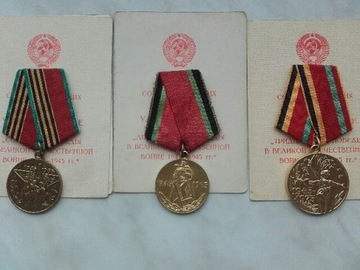 Medale odznaczenia radzieckie