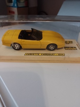 Model francuskiej firmy solido Corvette cabriolet 1514 1/43 