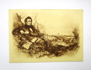 Franz Schubert - postkarte.