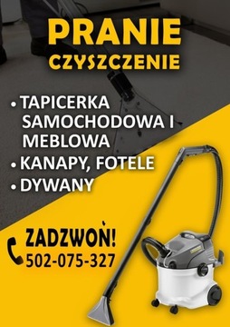 Pranie i czyszczenie tapicerki Karcher