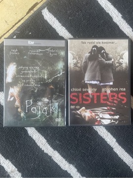 Zestaw filmów Thrillerów DVD, Pająk i Sisters PL