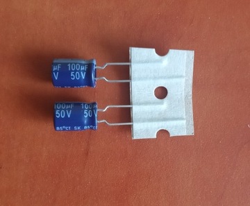 Kondensator elektrolit. 50V 100uF 85'C [2szt.]