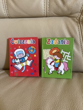 Mini książeczki na podróż ćwiczenia zadania dzieci