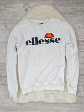 bluza Ellesse logo Biała Rozmiar S crewneck