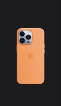 Etui iPhone 13 pro pomarańczowe