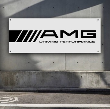 Baner plandeka Mercedes AMG 150x60cm