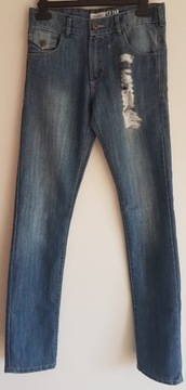 Spodnie dżinsowe Okaidi r. 150 - stan idealny