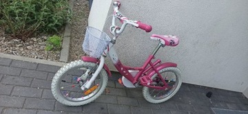 Rower dziecięcy różowy kola 16 
