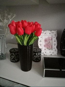 Tulipany silikonowe czerwone(bukiet)!