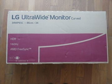 Monitor LG 34WP65C ultrawide QHD 160Hz