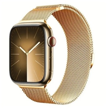 Bransoleta mediolańska Apple Watch 44/45/49 GOLD