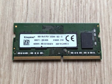 PAMIĘĆ Kingston DDR4 8GB 8 GB 3200 SODIMM LAPTOP