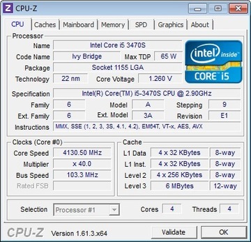 Procesor Intel i5-3470S, 4 rdzenie, LGA 1155