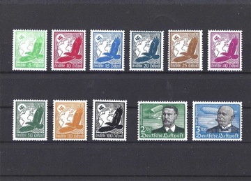 1934 DR MI. 529 - 539 SERIA CZYSTA MLH*/ MH*