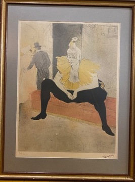 Henri Toulouse-Lautrec -La Clownesse assise MUZEUM