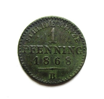 1 Pfennig 1868 r. Prusy
