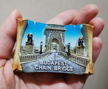 Magnes na lodówkę 3D Budapeszt Chain Bridge