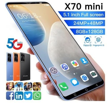 Smartphone X70 Pro 128GB 8Gb android 10 (smar2)