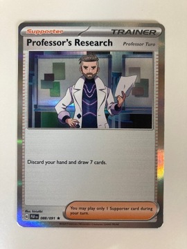 Paldean Fates: Professor's Research Turo H 088/091