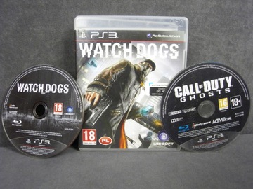 Call Of Duty GHOSTS PL+Watchdogs PL Zestaw PS3