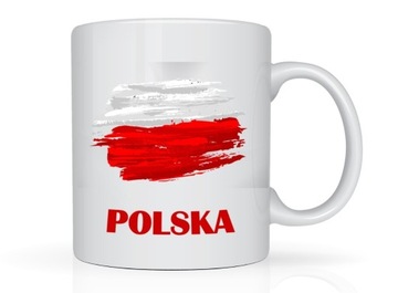 Kubek patriotyczny z nadrukiem flaga Polska