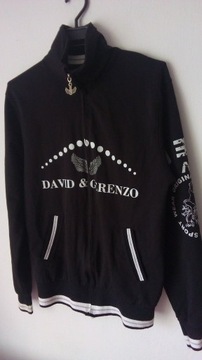 Bluza David Gerenzo 38/40 srebrna nić j,Nowa 