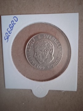 Moneta Gustaw 6 1 korona 1963