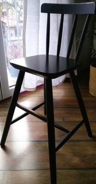 Ikea Agam krzesełko dziecięce - kolor czarny