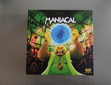 Maniacal + promo - gra planszowa, kickstarter