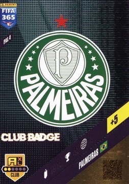 Panini FIFA 365 2024 PAL 4 Club Badge Palmeiras