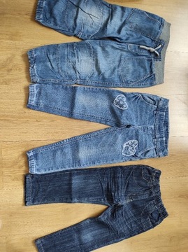 Spodnie jeansowe dziewczynka 110 cm