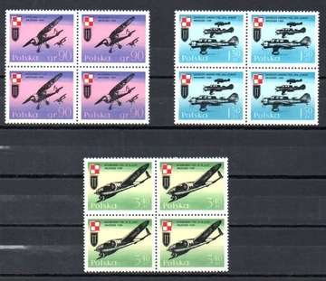 1972-74** Lotnictwo polskie - czwórki