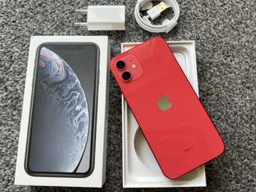 iPhone 12 128GB RED Czerwony Bateria 97% Gwarancja FV