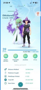 Pokémon go konto 39lvl + 2 konta z 4 lvl przyjazni